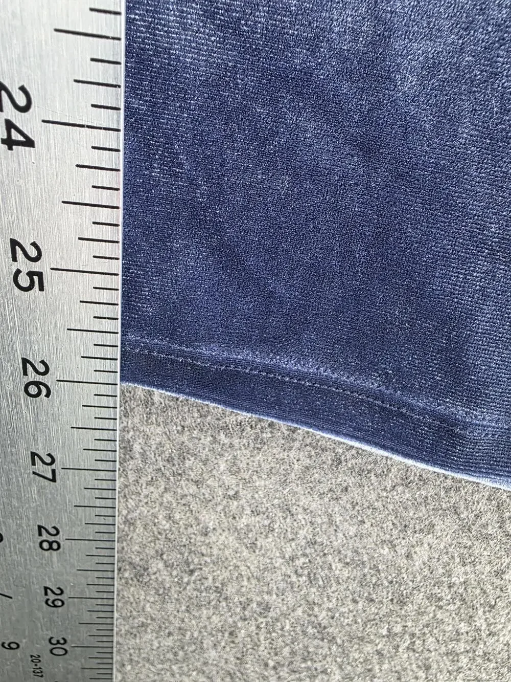 Owillo Pants Girls L Blue Sweatpants Velour Flare Pull On Stretch 26.5 In